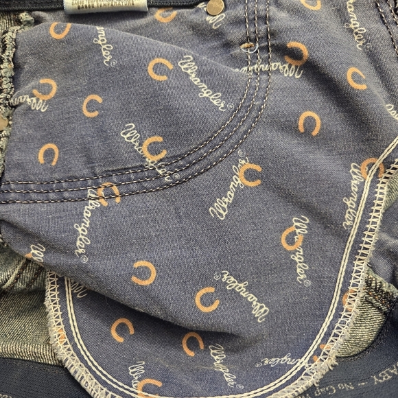 Wrangler Q Baby No Gap Waistband Bootcut Jeans Size 13/14 - Picture 10 of 11